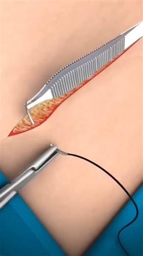 Bio_medicine on Instagram: "What type of suturing technique is this, and in which surgery is it used? Suturing is one of the most important skills every surgeon must master. Each stitch type has its own purpose, strength, and beauty — from simple interrupted to continuous and subcuticular techniques. Which one do you think this is? 🤔 #Surgery #SuturingTechnique #surgicalskills"