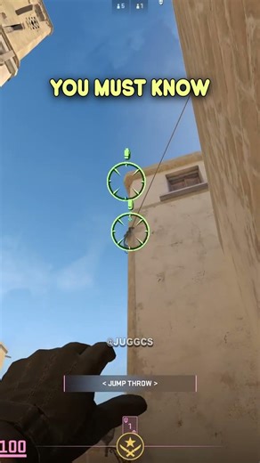 YOU MUST KNOW THIS SMOKES ON MIRAGE 🧠 #cs2 #shorts