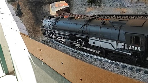 The Union Pacific lives on my O gauge railroad. My Sunset Models 3rd Rail Challenger number 3900 with a string of Two Tone Grey heavyweights. | Ten Bears Imaging
