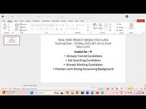 SAP FICO: REAL TIME PROJECT-BASED FICO WITH S/4HANA CLASSES