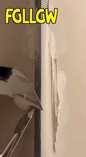 Repairing Damaged Corner Bead with Precision 🛠️ | Renovation Skill
