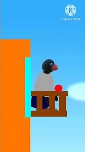Pingu's rubber ball fail! - A funny little mishap 😅🐧⚽️