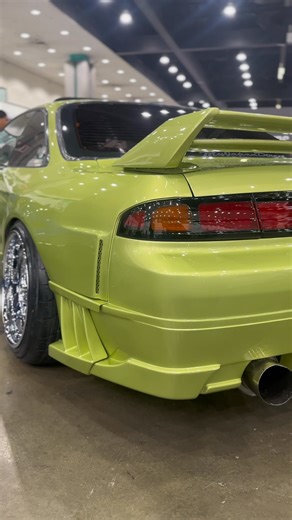 This green Nissan 240sx s14 Kouki is just crazy just look at the body kit on this car I have never seen anything like it before #nissan #silvia #nissansilvia #240sx #nissan240sx #s14 #kouki #s14kouki #nissansilvias14 #nissansilvias14kouki | 540AutoSports