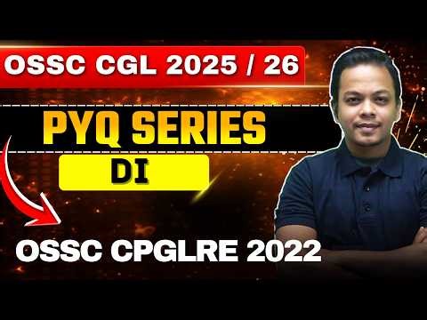 OSSC CGL Data Interpretation Pyq Series 2026 | Day 5 | Daily 7 PM Live | Complete DI for Prelims