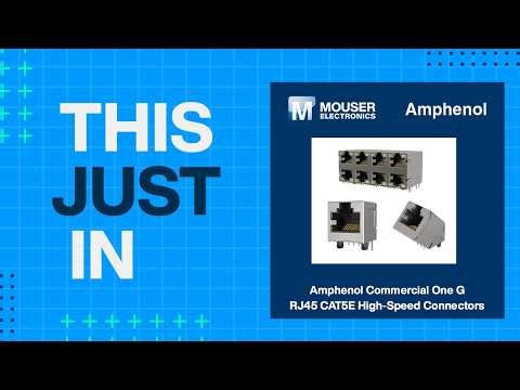 Amphenol Commercial One G RJ45 CAT5E High-Speed Connectors | This Just In