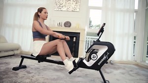 Pooboo 85% Pre-assembled Magnetic Rowing Machines Rower Foldable 8 Level Resistance Indoor Rower Machines Home Exercise 350lb - Walmart.com