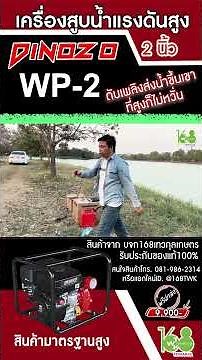 DINOZO WP2 High-Pressure Gasoline Water Pump (Price: 9,900 THB)