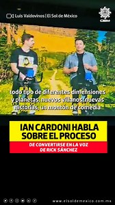 😎Ian Cardoni, la voz detrás de Rick and Morty se presentó en el cierre de la CCXP México. | El Sol de México