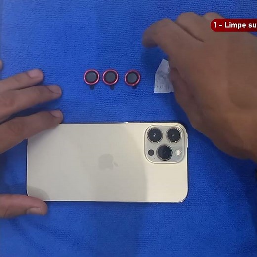 Como aplicar película da câmera em Iphone