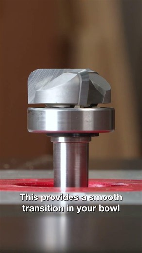 No lathe required. Rout bowls with your plunge router with Extended Reach Bowl Bits.
