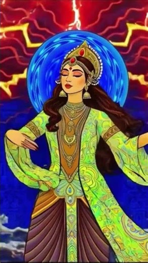 Goddess of Spring #artnouveau #art #goddess #artdeco #trippy #animation