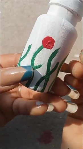 small bottle painting #art #shorts #trending #viral
