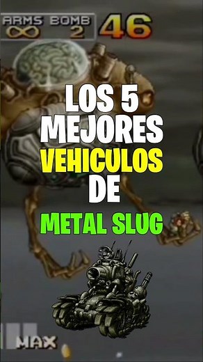 The 5 Best Metal Slug Vehicles #metalslug #metalslug3 #metalslug4