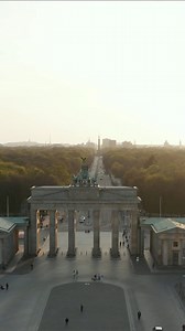 Berlin's Brandenburg Gate: Unity & Beauty Revealed by Drone.