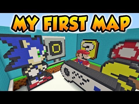 THE FIRST MAP I EVER BUILT! (Minecraft Hide and Seek)