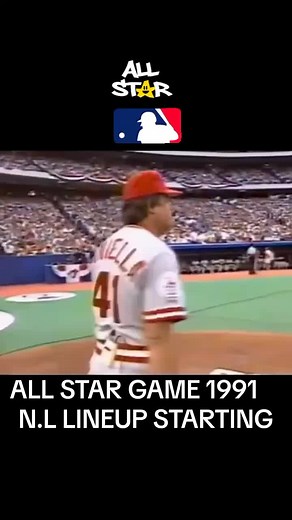 MLB All Star Game 1991: N.L Lineup Starting