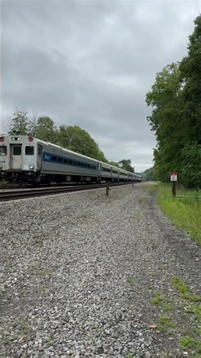 Metro North Shoreliner Train At Pirate Canoe on August 18, 2024