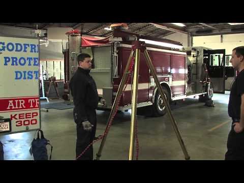 GFPD Tripod and 4:1 block and tackle