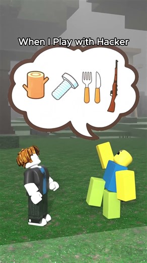 “Noob Tried Everything But Hacker Did It in 2 Seconds 😳💻 | Roblox Funny Shorts”