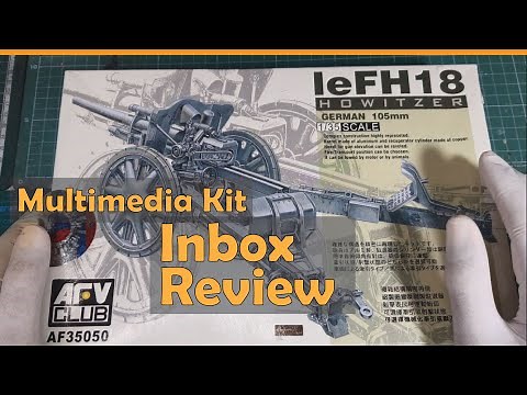 Kit Review: AFV Club leFH18 105mm Howitzer in 1/35 scale