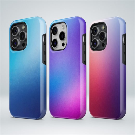 Gradient Phone Case Ombre Glossy TOUGH Cover Fit for iPhone 17 Pro Max, 16e, 15 Plus, 14, 13, XS & Samsung S25, S24, A56, Pixel 10, 9, 8A - Etsy