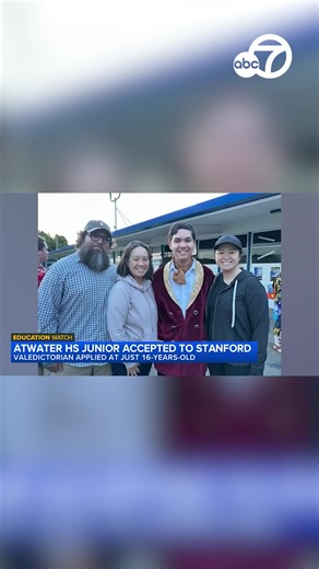 316K views · 5.8K reactions | A 17-year-old junior from Atwater, California who already graduated from community college is skipping his senior year after being accepted to Stanford. Cash Lee Jones was 16 years old when he applied and was accepted into Stanford -- with a $220,000 scholarship! | ABC7 News | Facebook