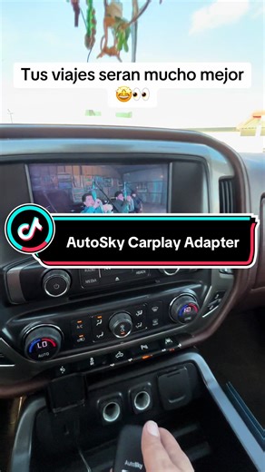 Stream YouTube & Netflix with AutoSky Wireless CarPlay Adapter