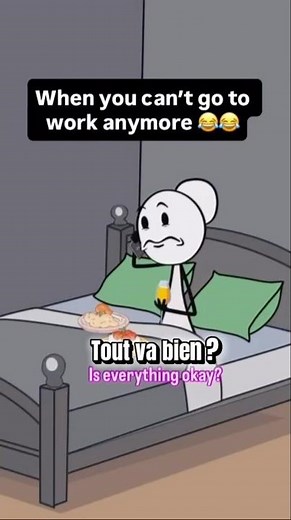 Learn French Through Funny Dialogue | When You Don’t Want to Go to Work 🇫🇷😂