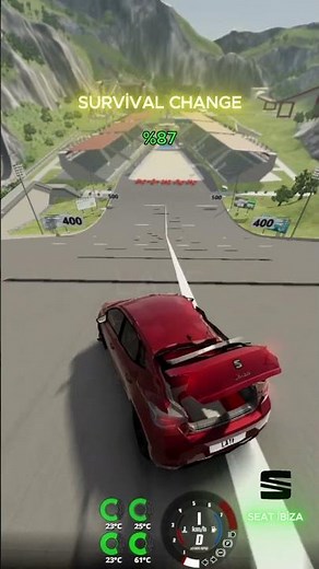 🔥İBİZA JUMP&BRAKE TEST #beamngdrive #9