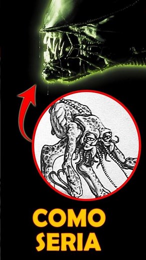 COMO SERIA O ALIEN EM ALIEN O 8.º PASSAGEIRO (1979) #shorts