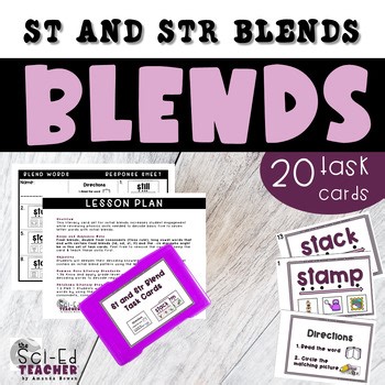 Task Cards for St and Str Blends