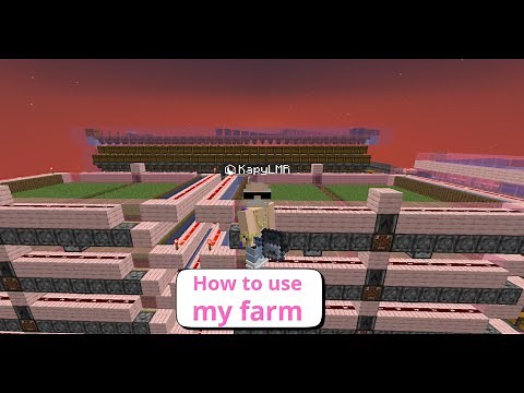 🦞How to Use My Pink Petal Farm - Donut SMP