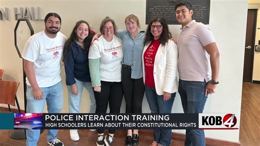 UNM program teaches teens about interacting with police