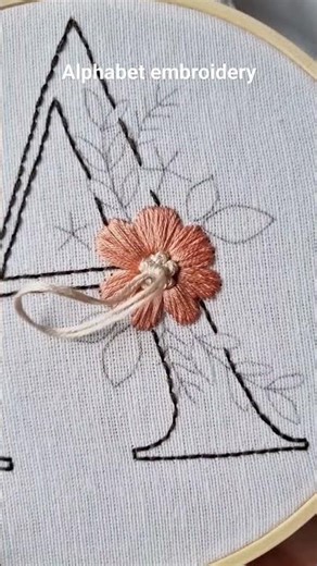 Alphabet embroidery for each letter! #stitch #handembroidery #embroidery #art #handmade