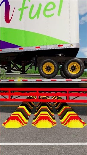 BeamNG.drive Truck vs Reverse Speed Bump E478