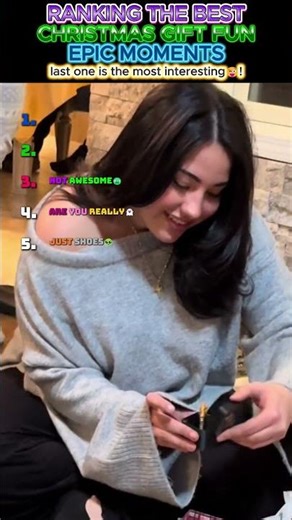ranking the best christmas gift fun epic moments😹 #shorts #viralshorts