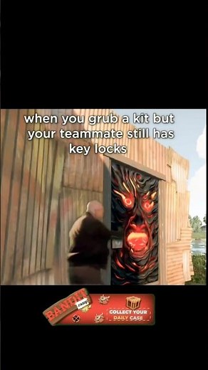 when you grub a kit but your teammate still has key locks #Rust #Shorts #rustgame