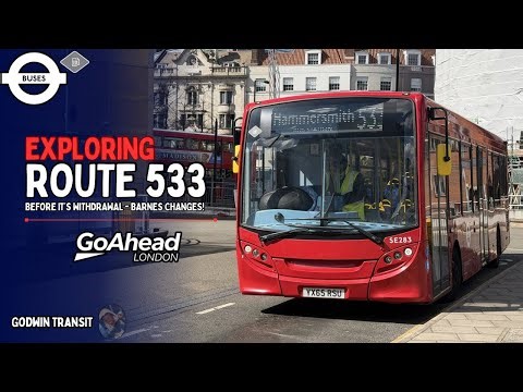 London’s LAST 500 Route is being withdrawn??! … Exploring Route 533! 