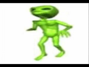 weird green alien dances to russian tv show music for 10 hours