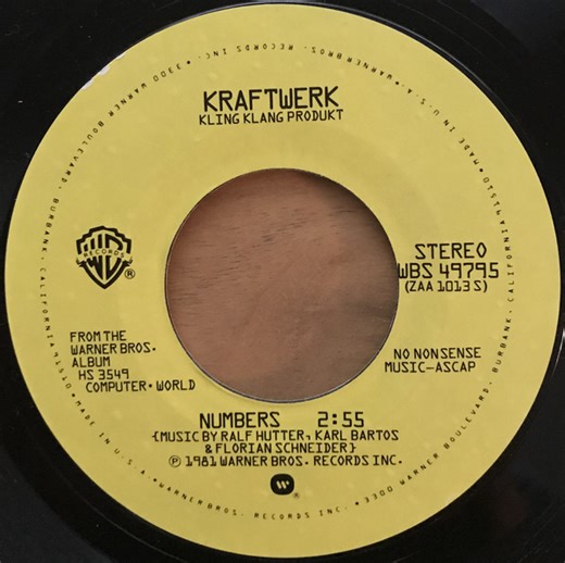 Kraftwerk - Numbers / Computer Love