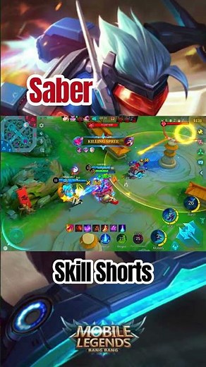 ✅Saber Tutorial #shorts #mlbb #gaming