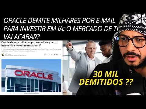 ORACLE DEMITE MILHARES POR E-MAIL! 🤯