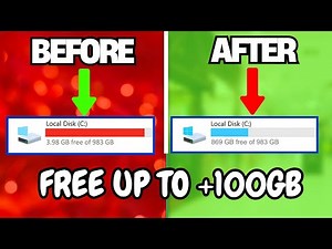 How to Clean C Drive In Windows 11 & 10 (Make Your PC Faster) | FREE Up Disk Space on Windows