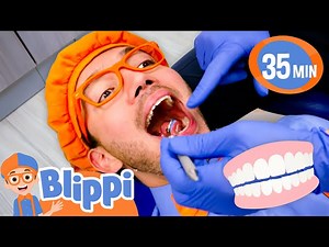 Blippi Goes To The Dentist | BEST OF BLIPPI TOYS | Educational Videos for Kids - Videos For Kids