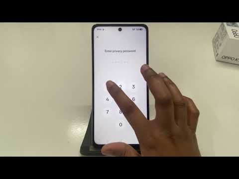 How to Set Hide App Lock with Fingerprint in OPPO K13 | OPPO K13 Fingerprint Hide App Lock Tutorial