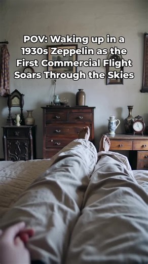 Riding Through the Skies Aboard the First Commercial Zeppelin Flight... #AviationHistory #FirstFlight