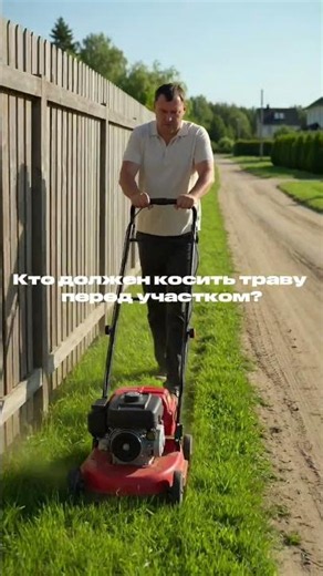 Земля перед участком: кто должен косить траву?