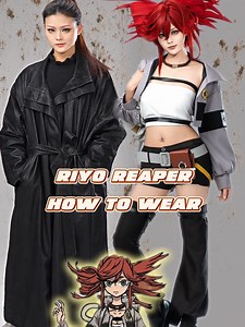 How to wear Riyo Reaper's cosplay costume? OSIAS crafted this Gachiakuta Riyo Reaper cosplay costume with a sleek, sturdy coat and precision-tailored shorts. High-end fabrics ensure a flattering fit and iconic silhouette. #riyoreaper #AnimeCosplay #fyp #osiascosplay #cosplay #Cosplayer #gachiakutanime