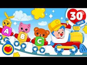 El Tren Del ABC 🚂🔤 Y Más Videos Educativos Para Aprender El Abecedario (30 Min) | Plim Plim