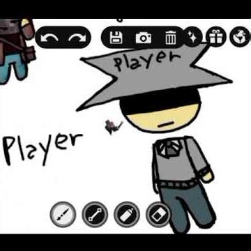 drawing Player (In my style) #anostalgichangoutgame #player #postman #roblox #drawing #art #XD